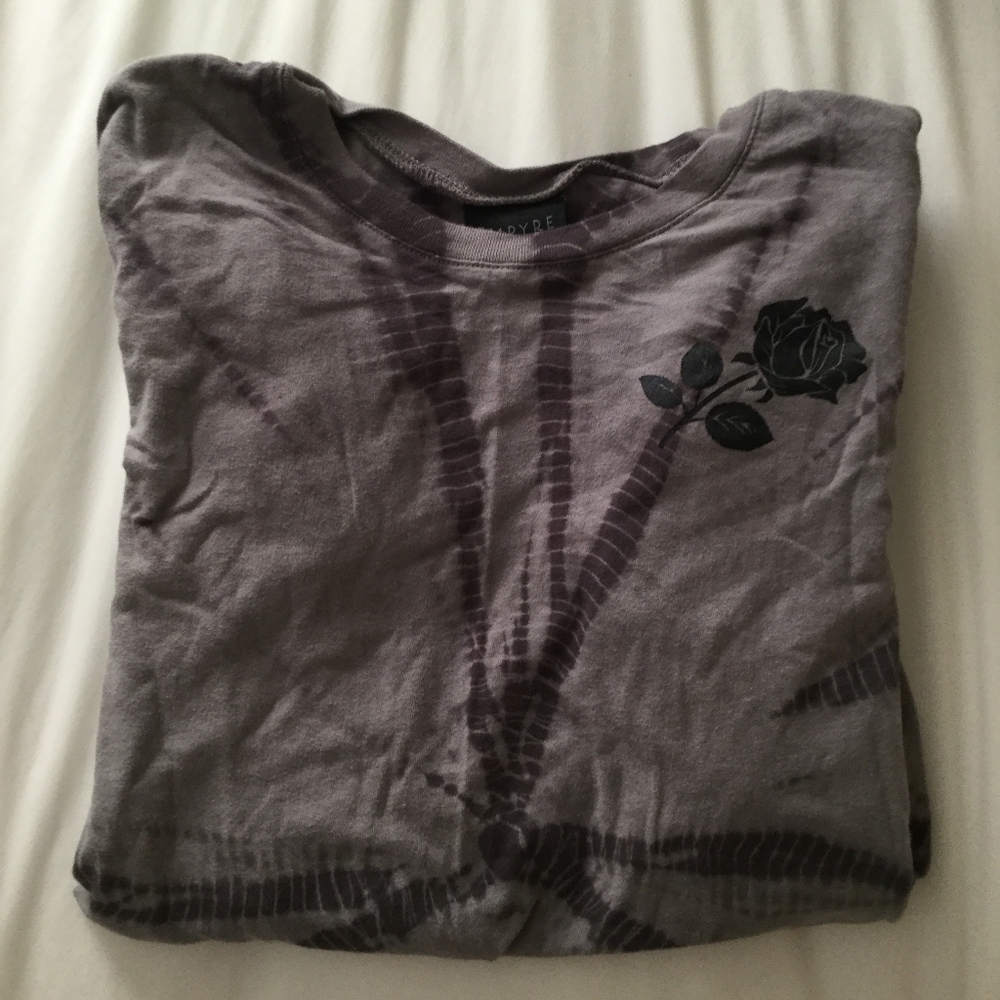 Zumiez tie dye rose long sleeve